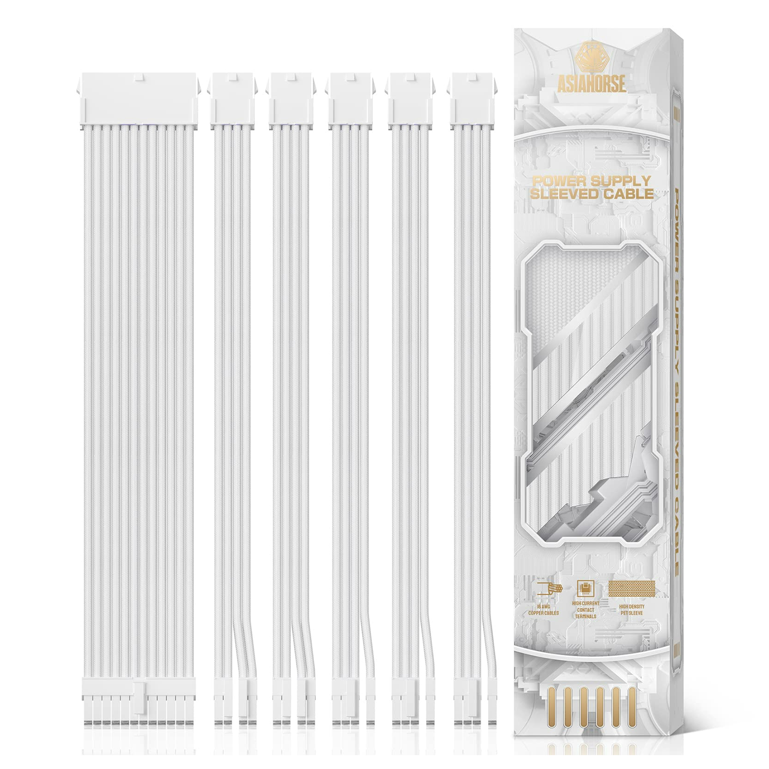 AsiaHorse Snow Series PSU Uzatma Kablosu