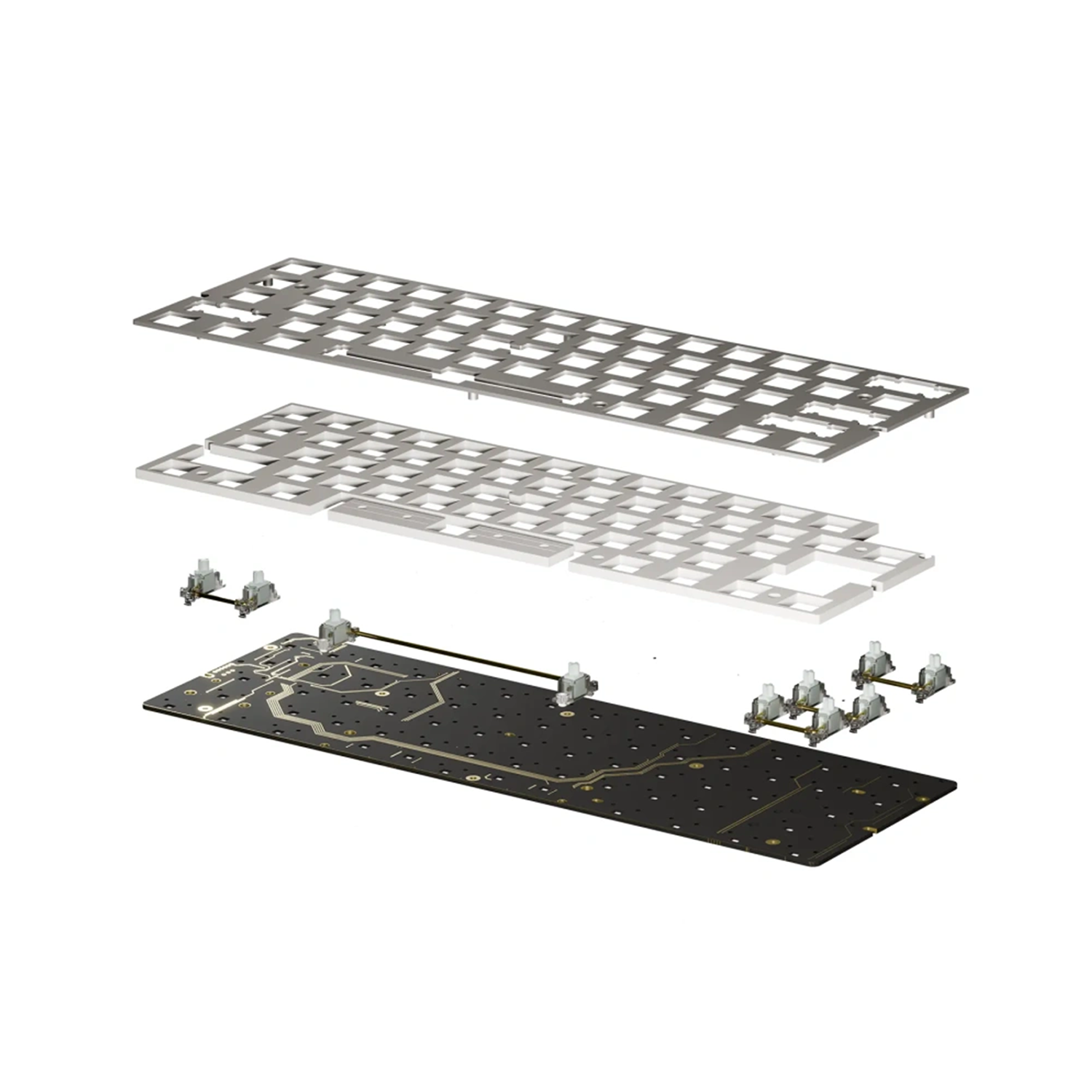 Gateron GT60 Pro Magnetic Keyboard PCB (Manyetik Switch / HE)