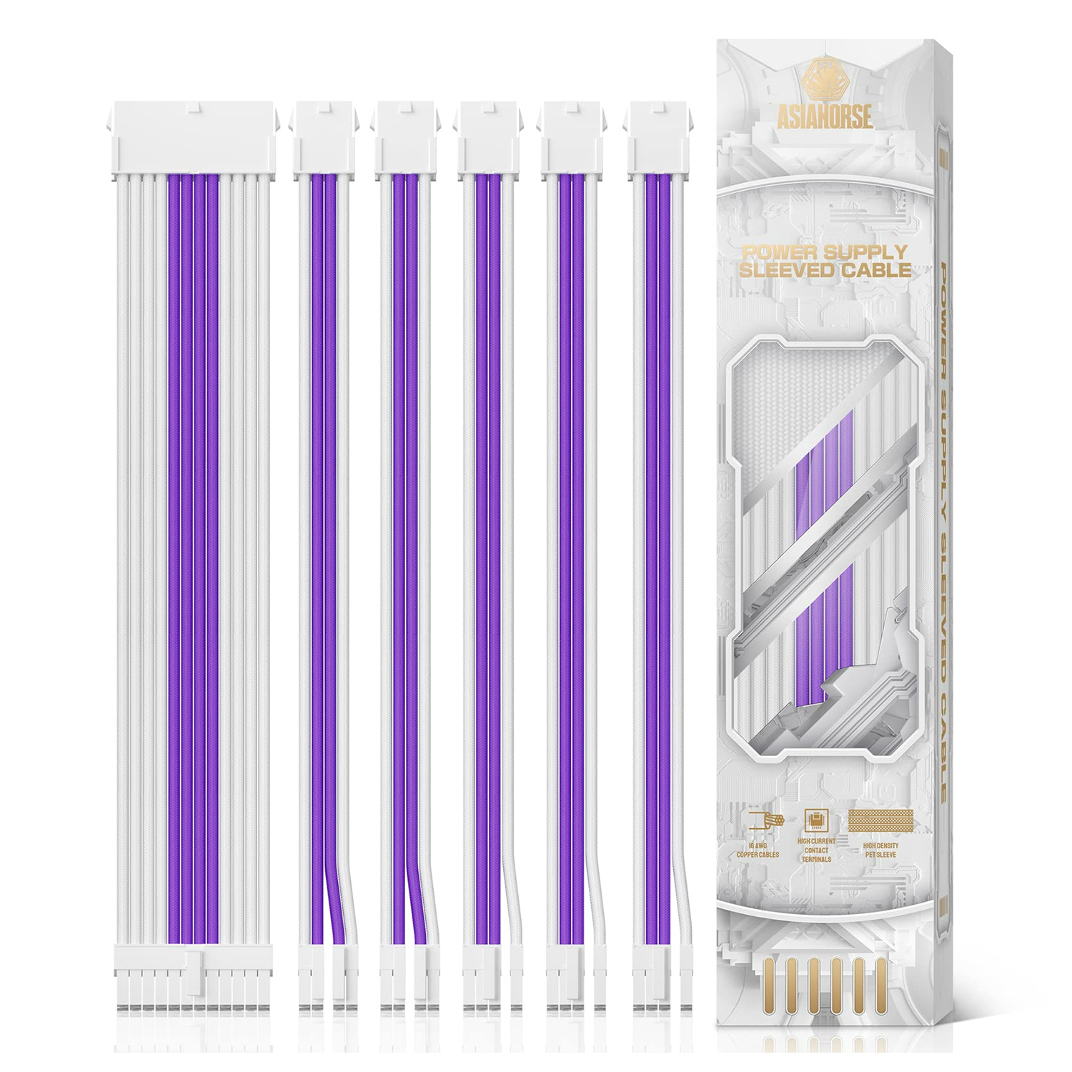 AsiaHorse Snow Series PSU Uzatma Kablosu