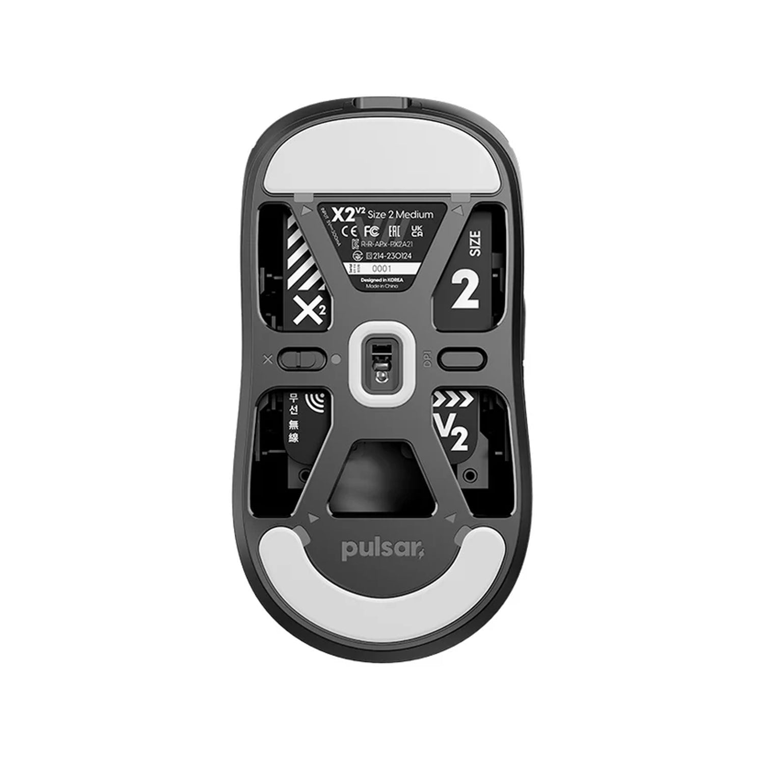 Pulsar X2V2 Medium 4K Wireless Mouse