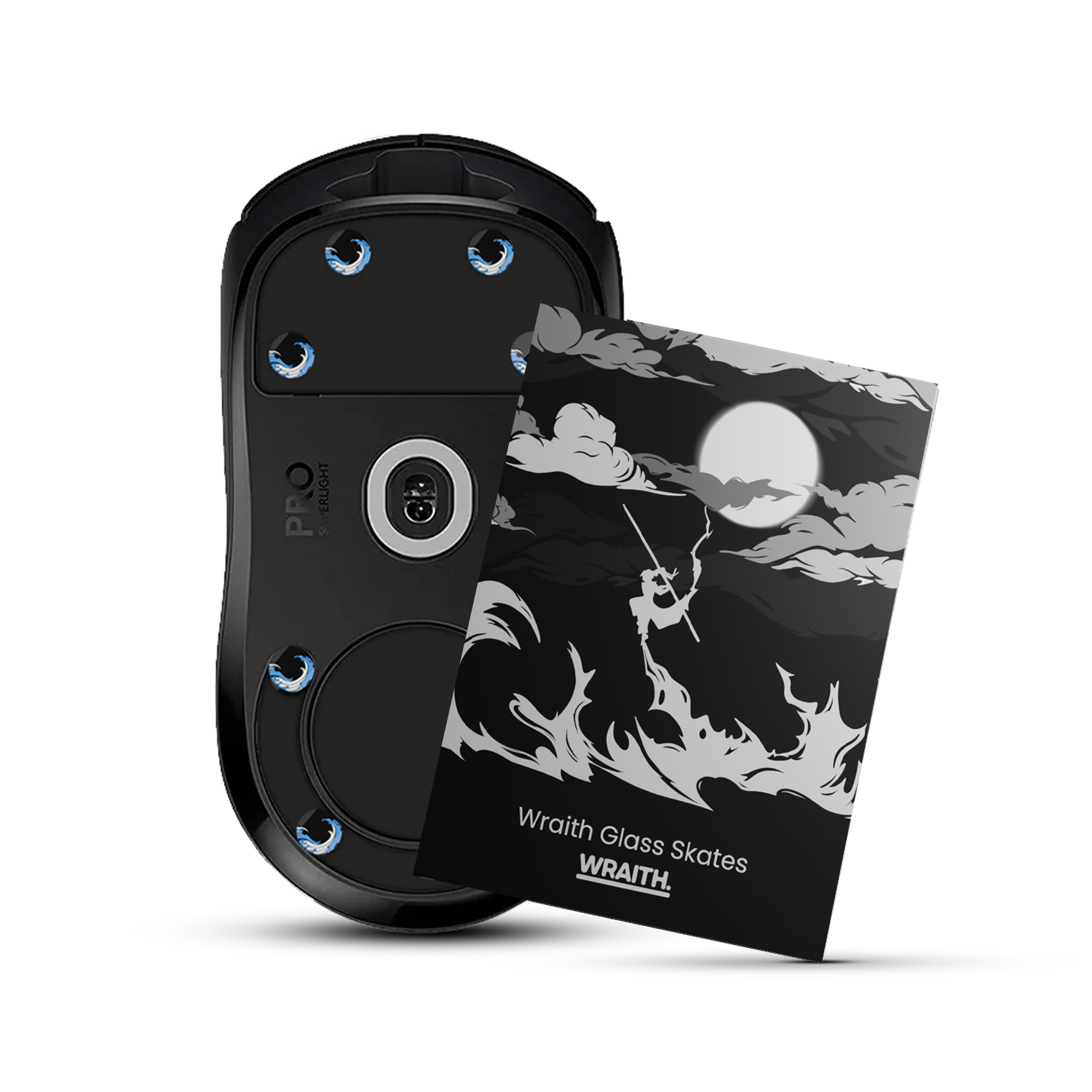 Wraith Glass Mouse Skates