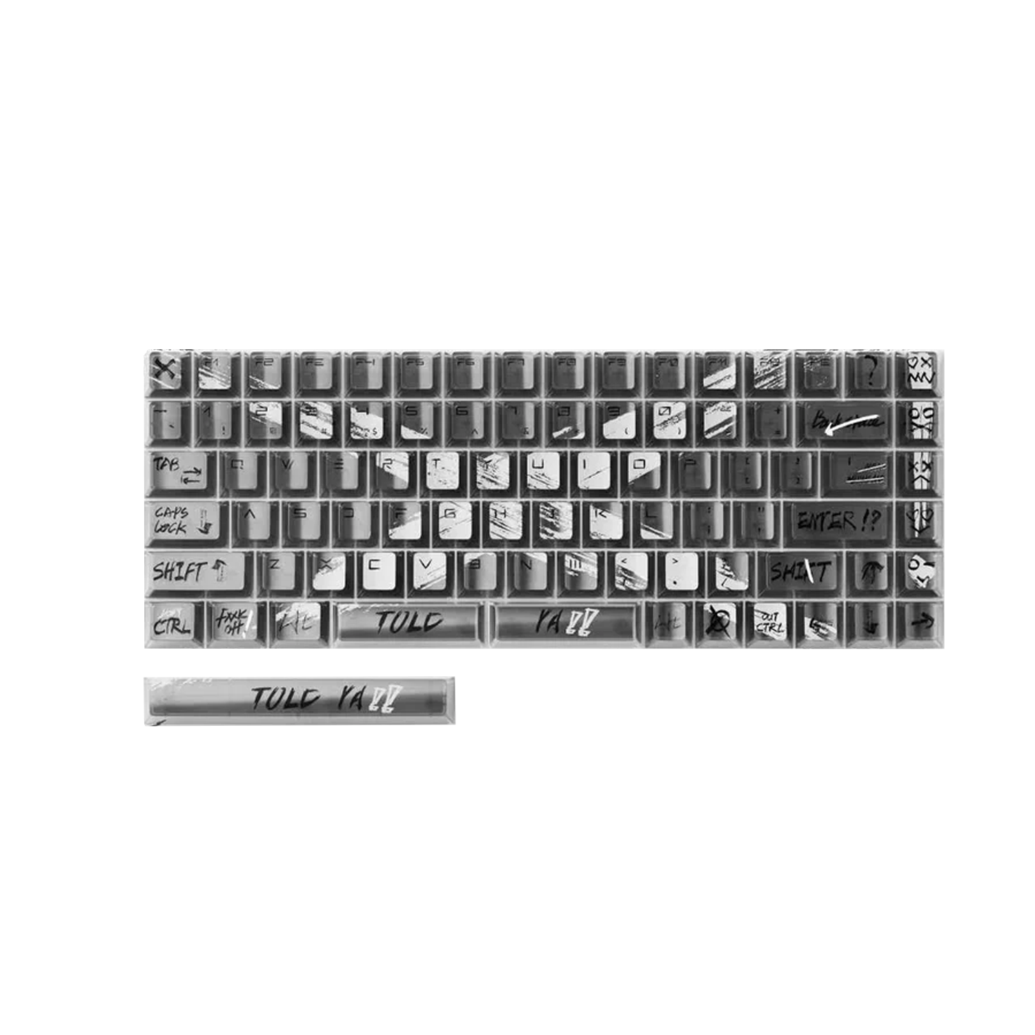 KeyTok XXX - Matte Tuş Takımı