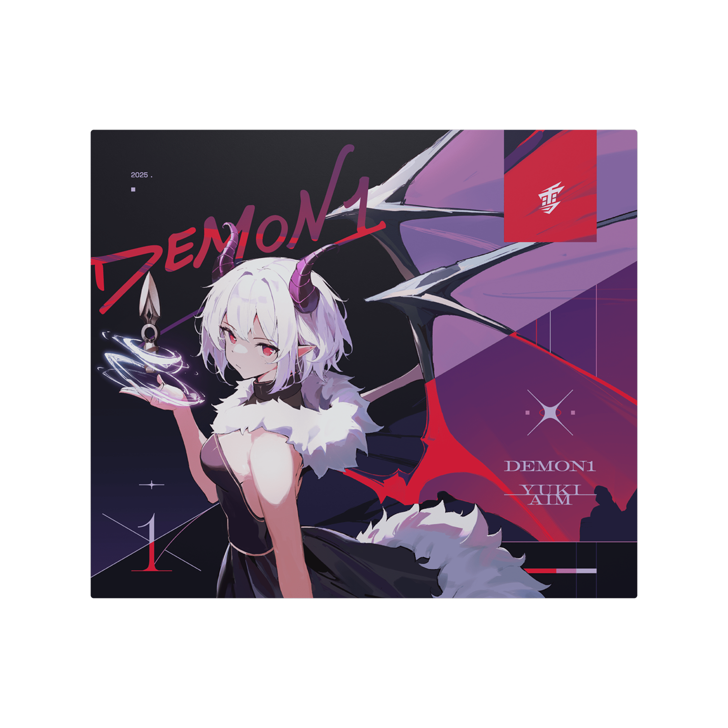 Yuki Aim x Demon1 Cam Mousepad