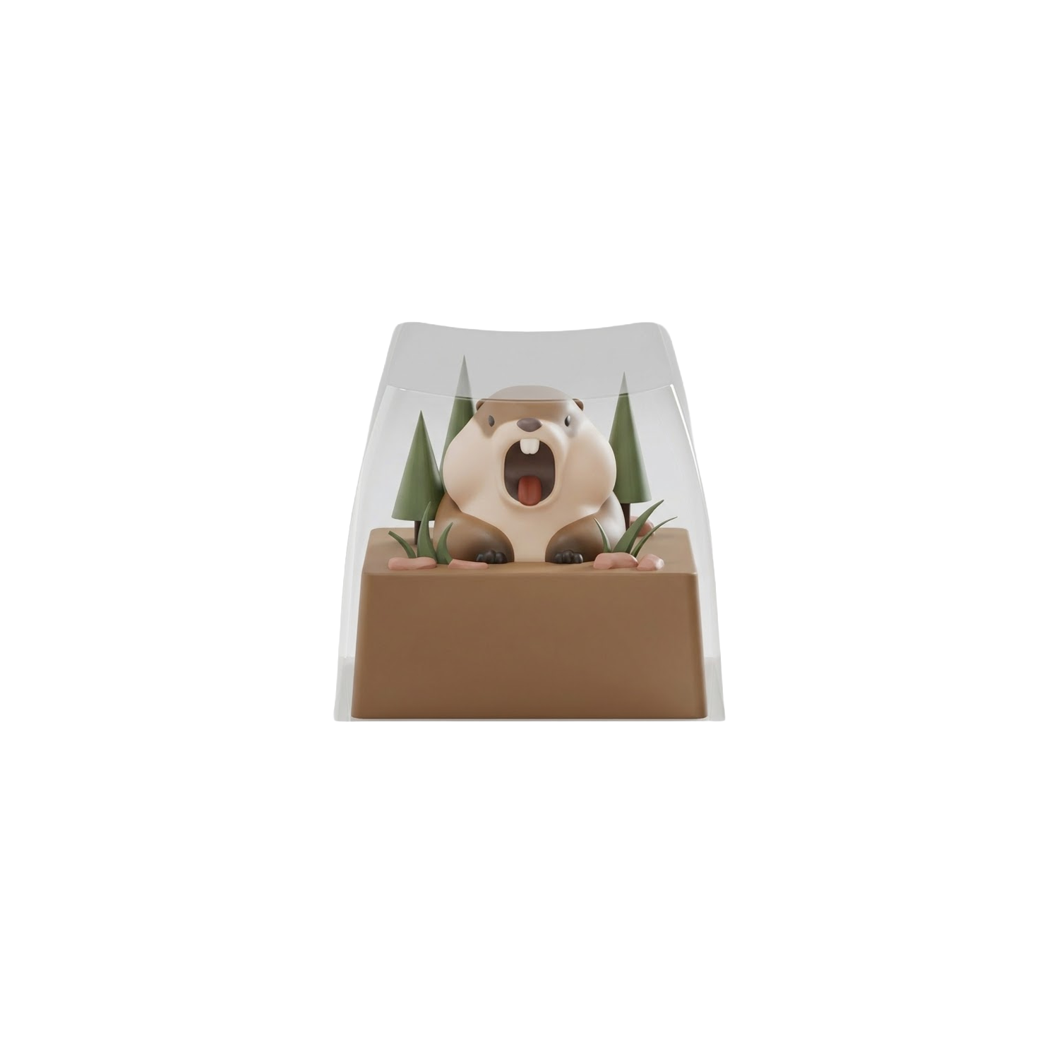 KEYMOJI STUDIO Screaming Marmot Tuş Başlığı