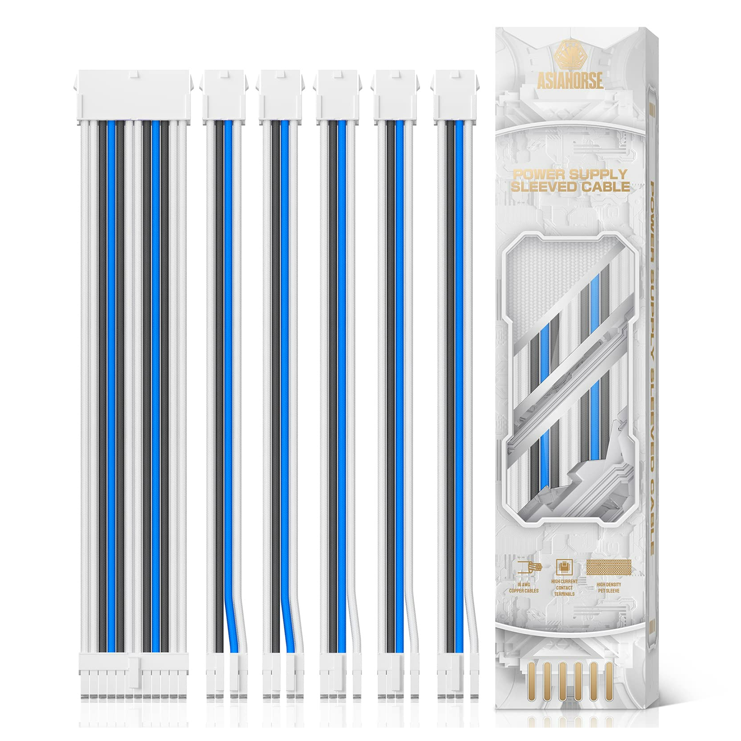 AsiaHorse Snow Series PSU Uzatma Kablosu