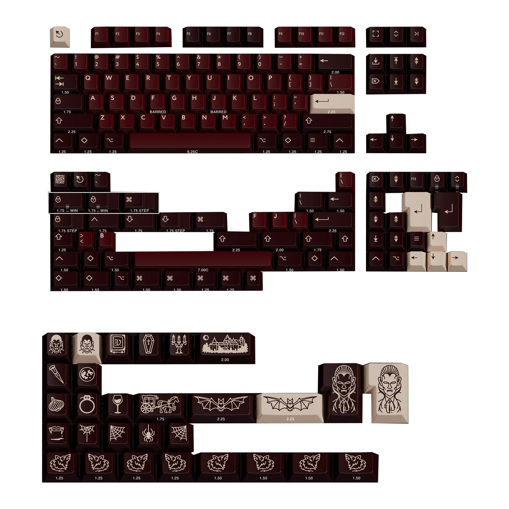 PBTfans Count Dracula Tuş Takımı