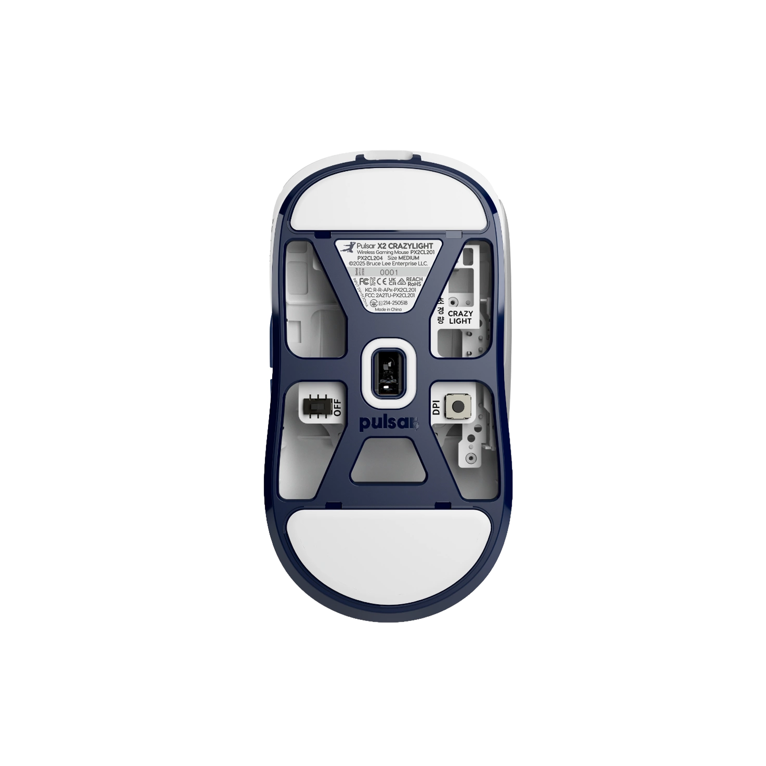 Pulsar X2 CrazyLight Bruce Lee 85th Edition Wireless Mouse