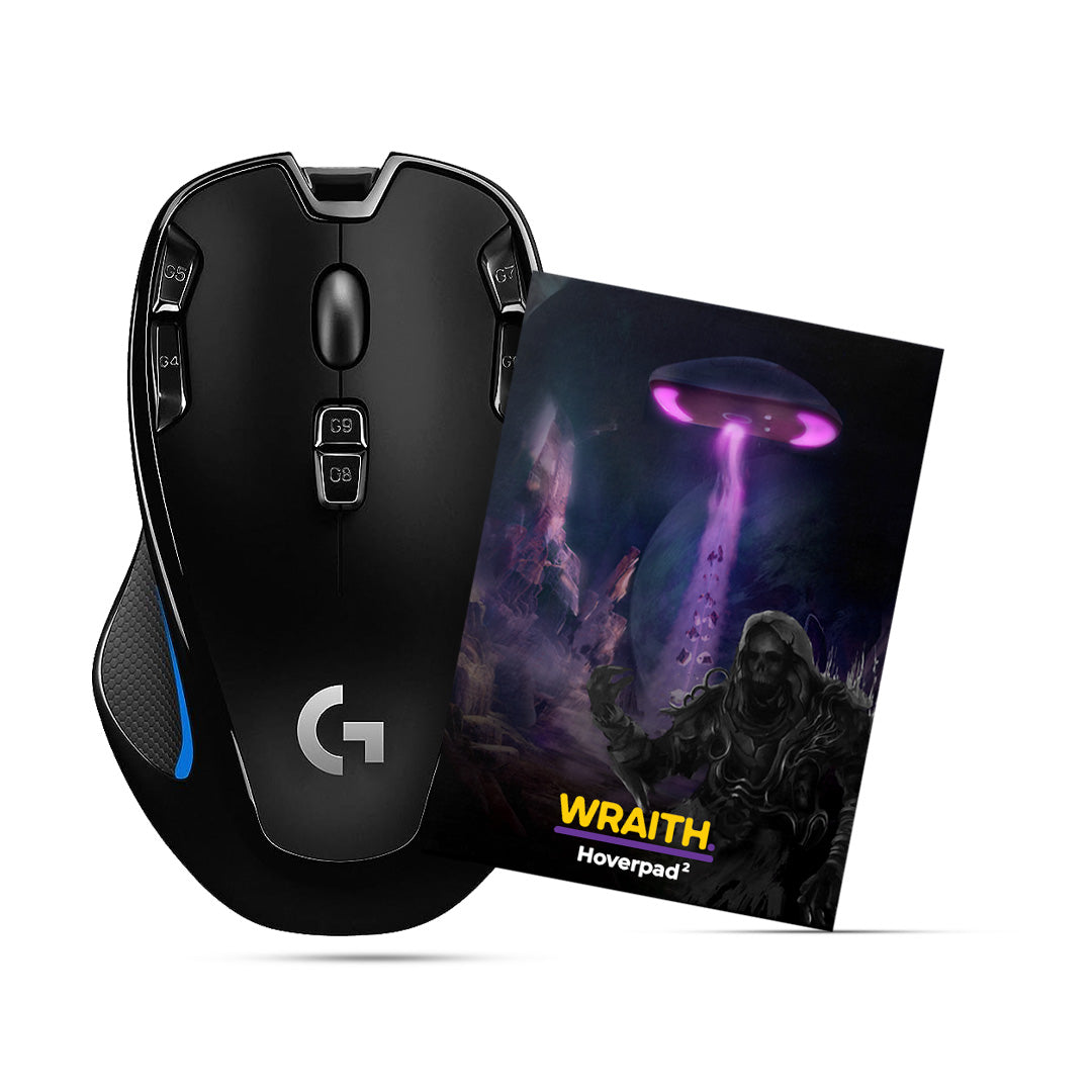 Logitech g300s için Hoverpad V2 Mouse Skate