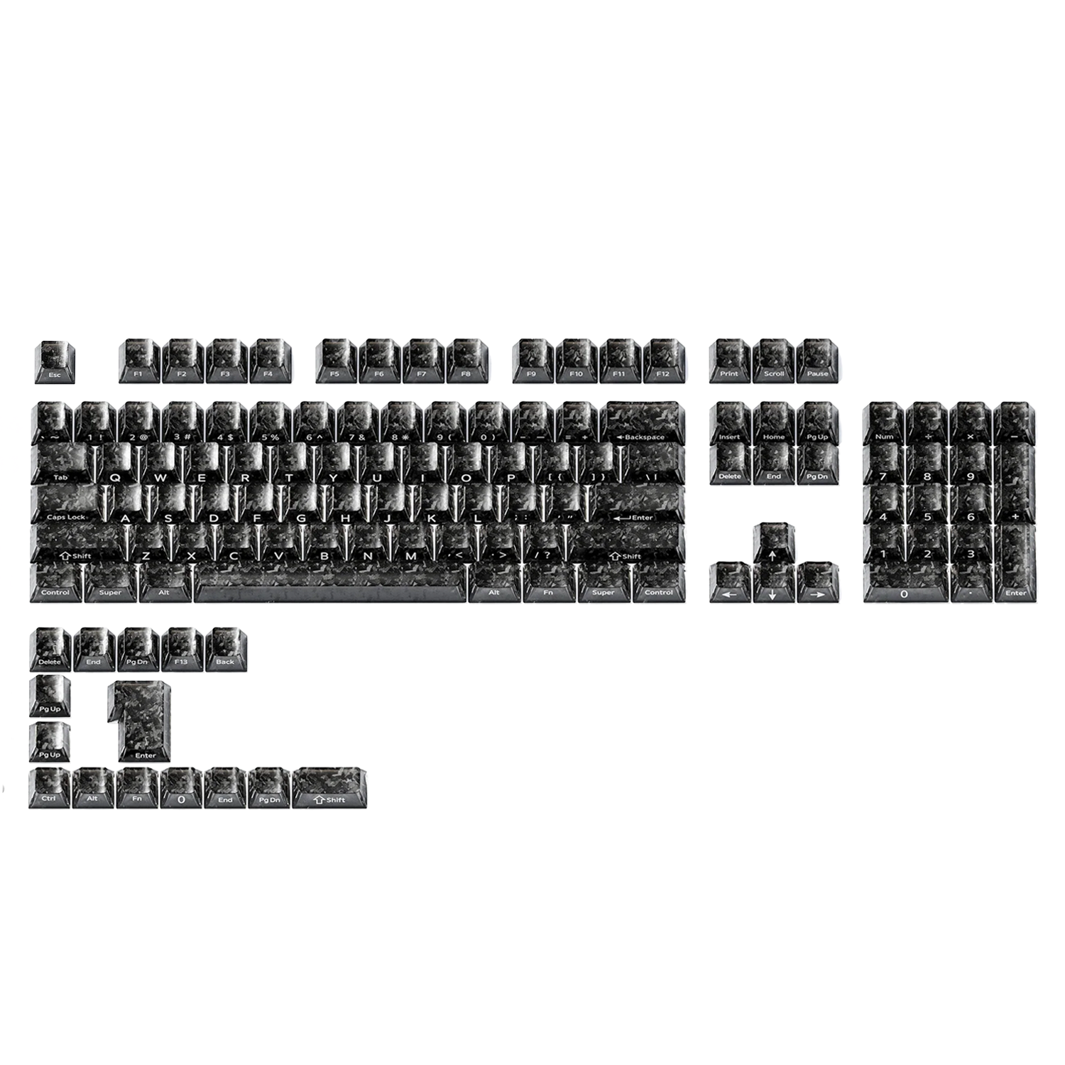 XVX Forged Carbon Tuş Takımı