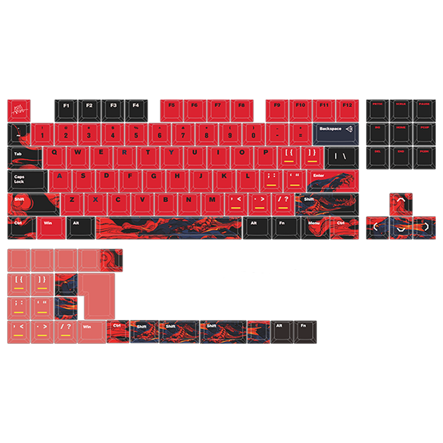 X-Raypad x TERU "Cerberus" PBT Tuş Takımı