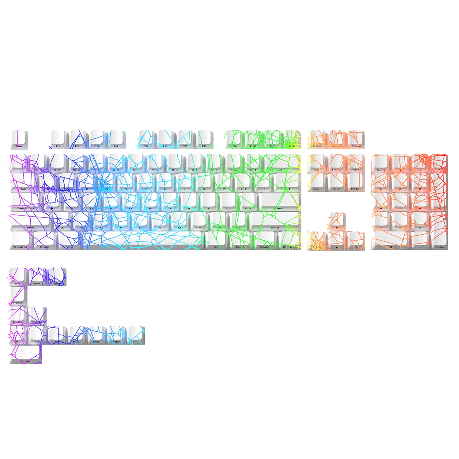 XVX Spider Web Tuş Takımı